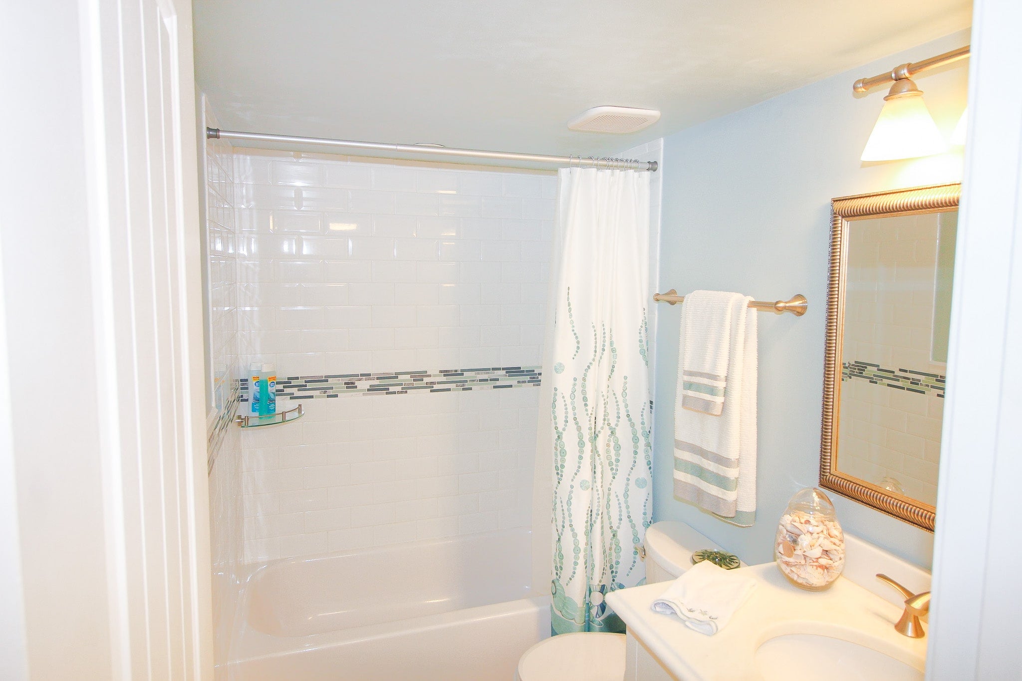 Shower & tub combo