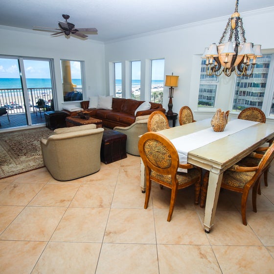 The Dining Room with Ocean Views