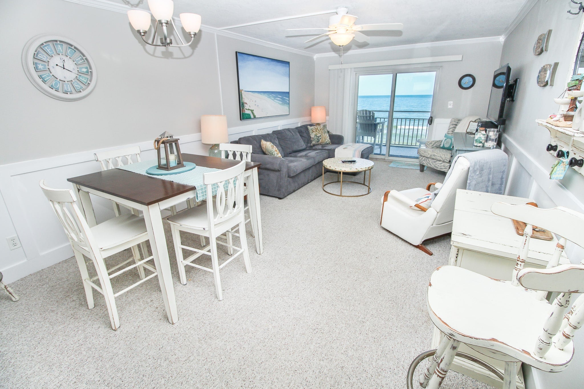 Open concept beachside condo