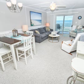 Open concept beachside condo