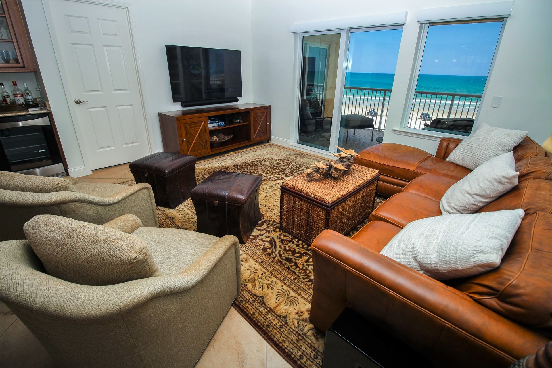 The Living Room with Ocean Views