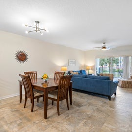 Dining and Living Room Area