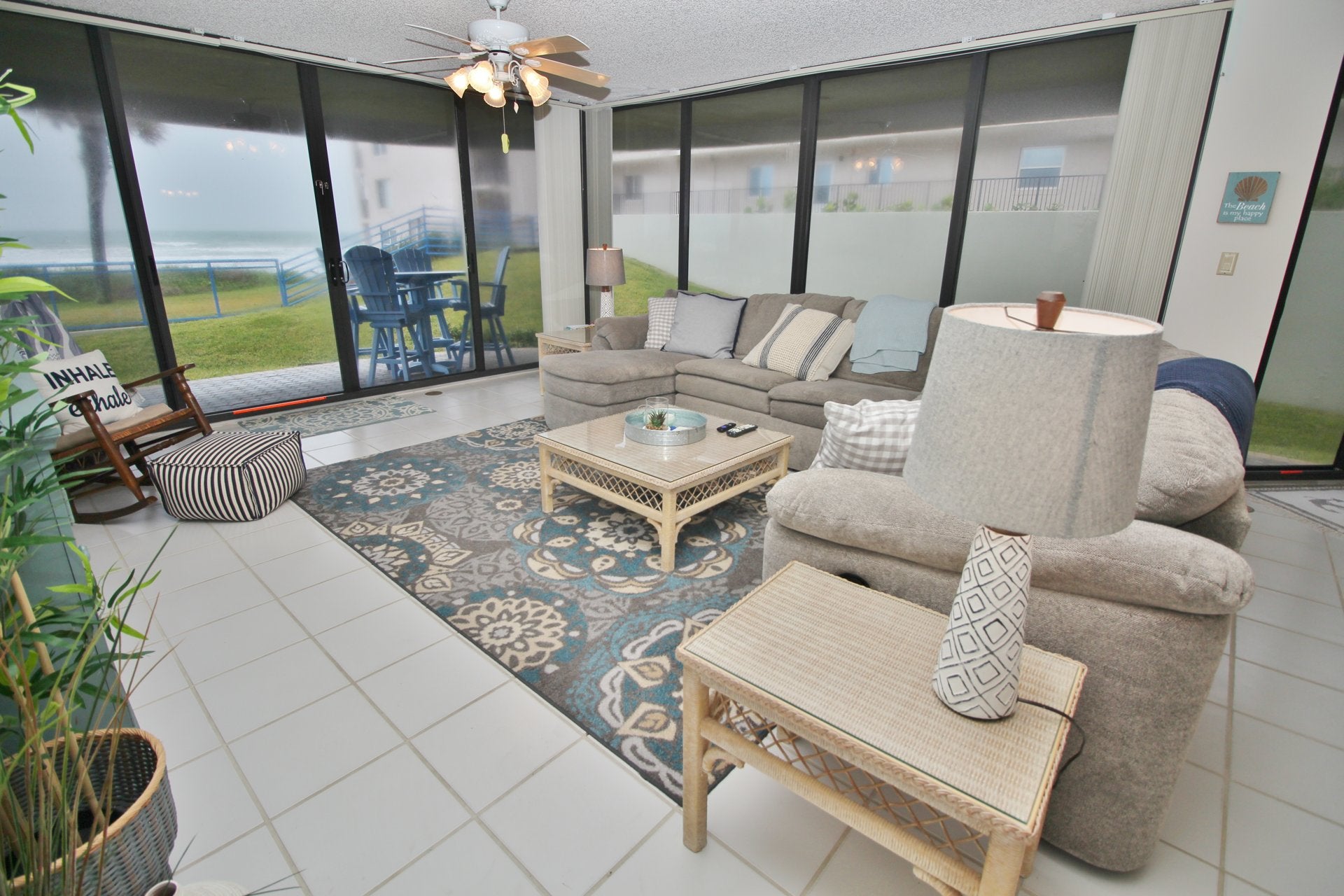 Bright Living Room with Large Windows