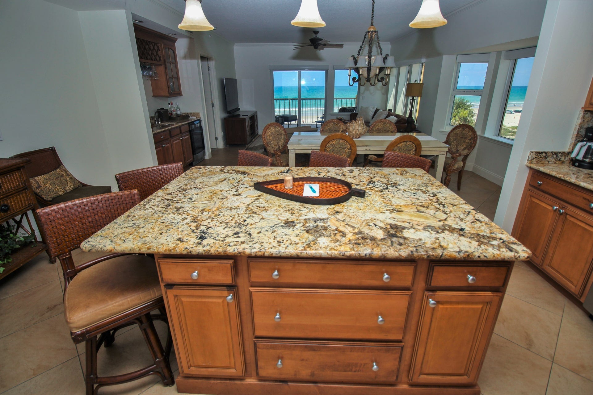 The Kitchen with Ocean Views