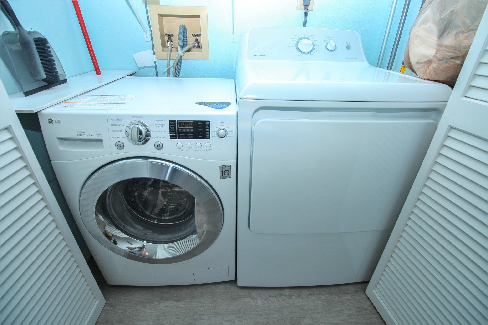 Washer and dryer