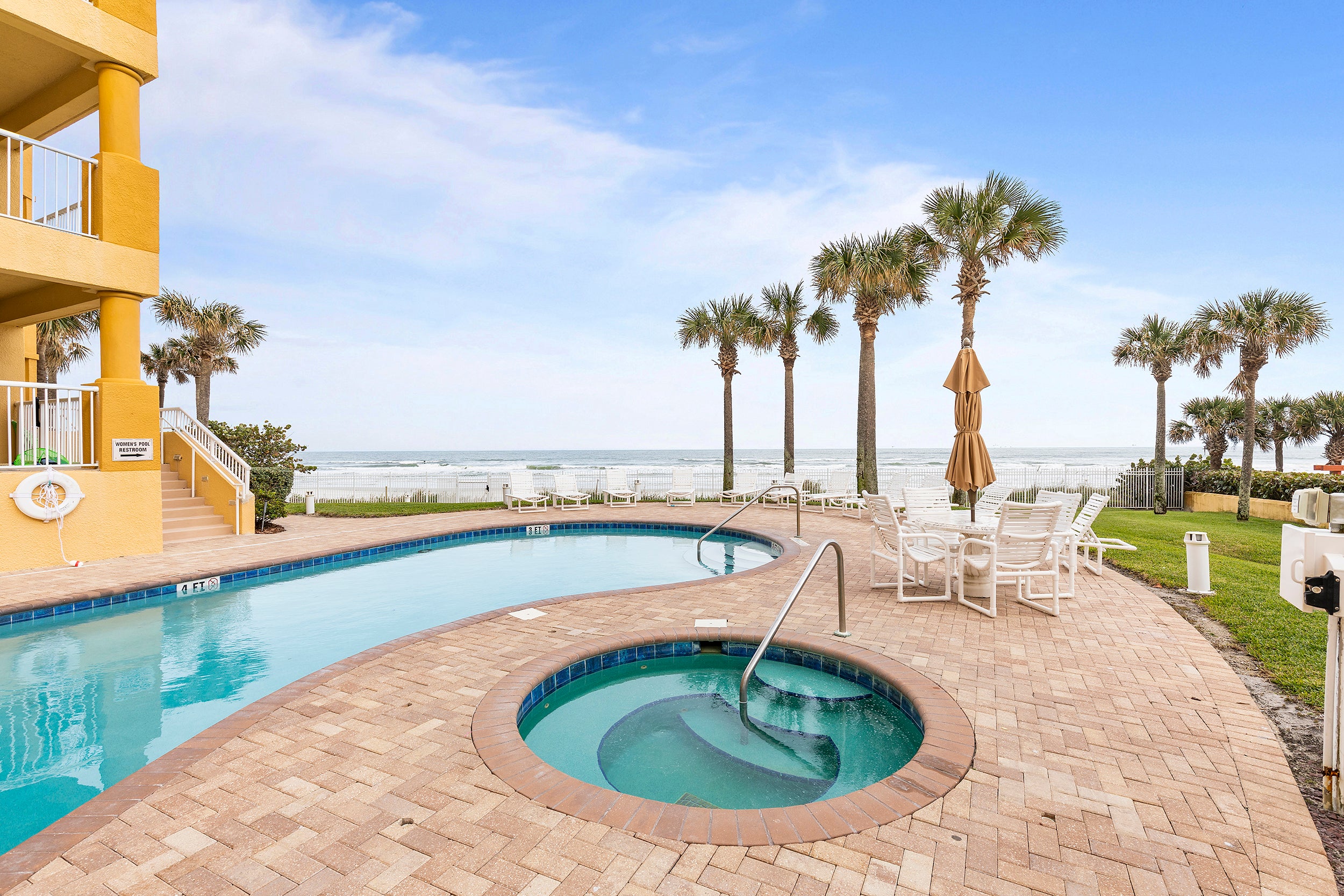 Complex Pool and Hot Tub