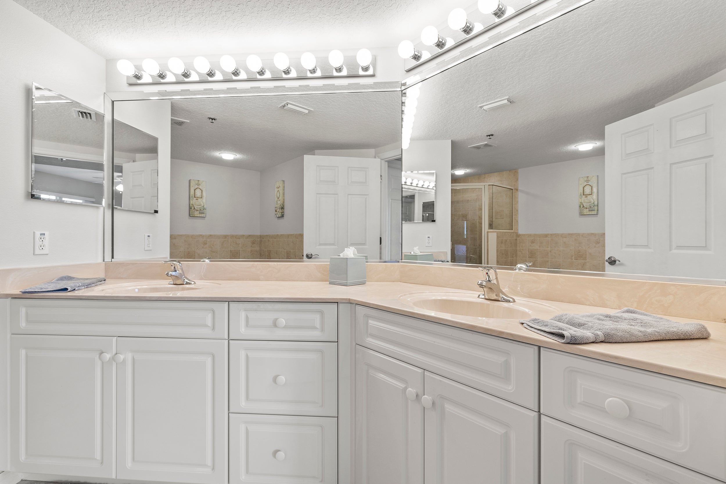 Primary Bathroom with Double Sinks