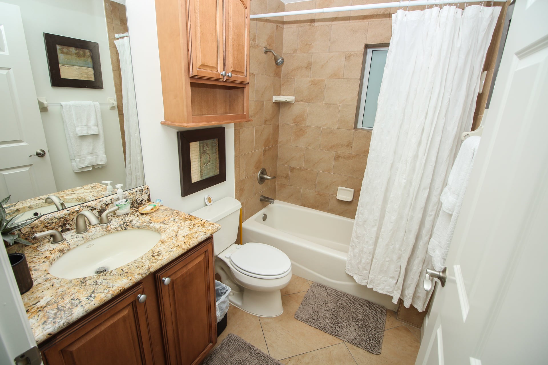 The Second Bathroom with Sower & Tub Combo